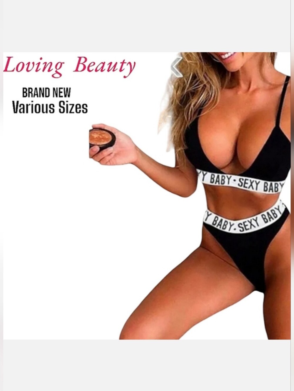 "SEXY BABY" Bra & Thong Outfit BRAND NEW WITH TAGS